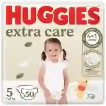 AUTIŅBIKSĪTES HUGGIES EXTRA CARE 5 11-25KG 50GAB.