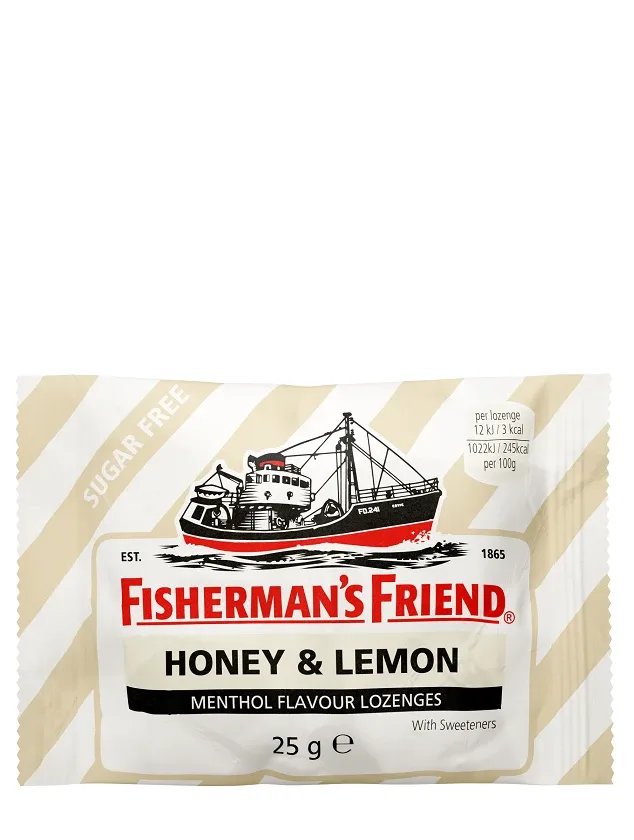Fisherman’s friend medus-citronu atsvaidzinošas dražejas, 25 g