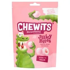KOŠĻ.KONFEKTES CHEWITS JUICY BITES ZEMEŅU 115G