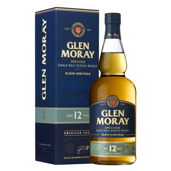 Viskijs Glen Moray 12YO Single Malt 40% 0,7 l