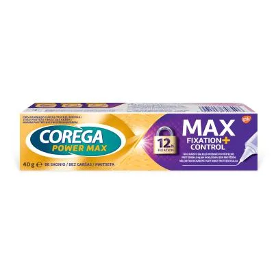 Corega Power Max zobu protēžu fiksācijas krēms 40 g