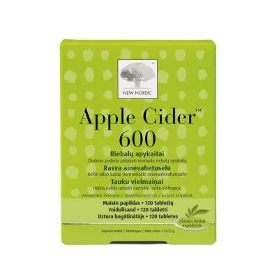 New nordic Apple Cider 600 mg tabletes N120