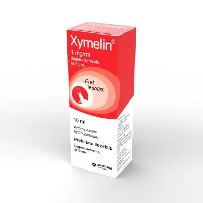 Xymelin 1 mg/ml deguna aerosols, šķīdums, 10 ml N1