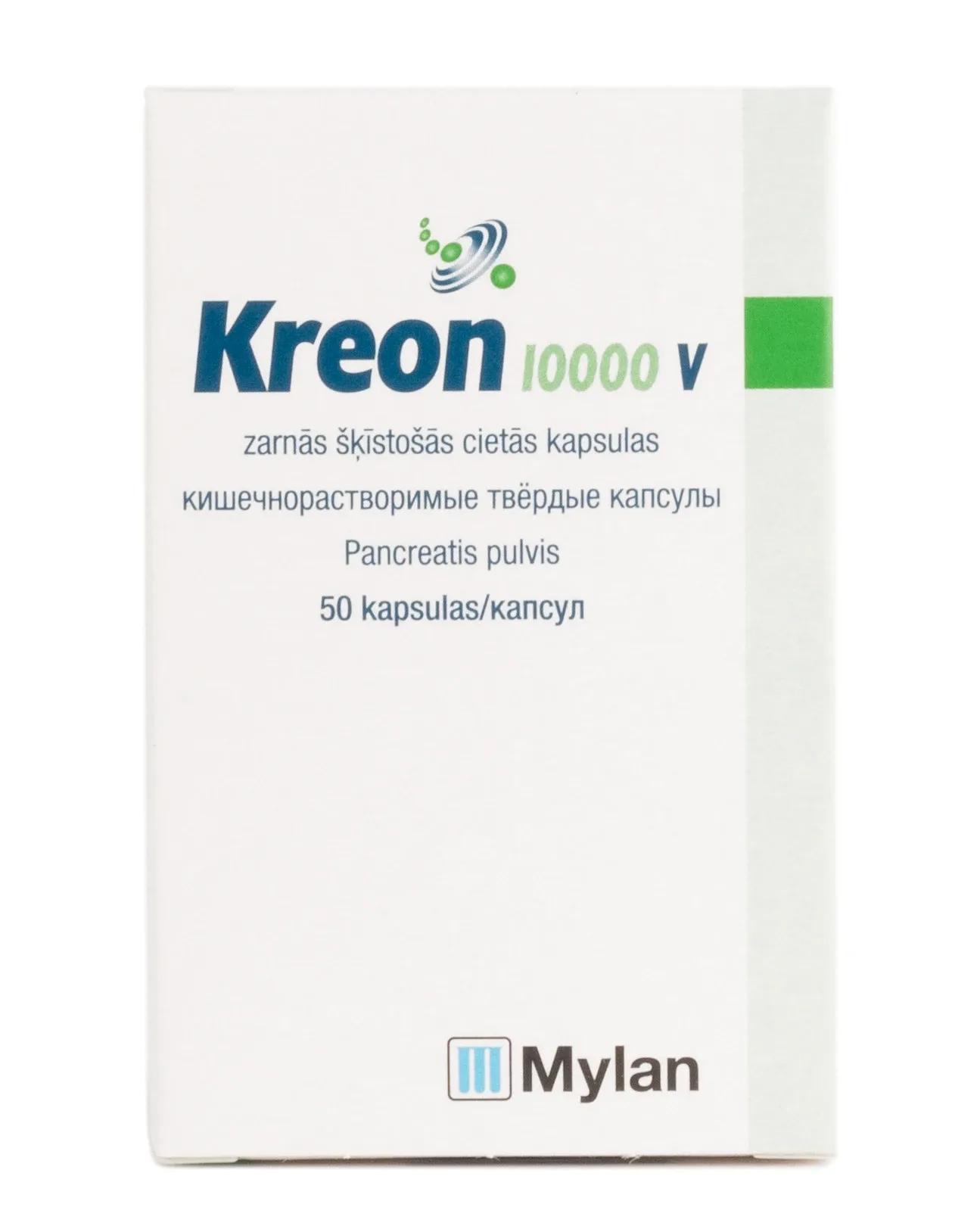 Kreon 10000 V, 50 kapsulas