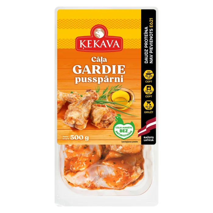 CĀĻU PUSSPĀRNI GARDIE 500G