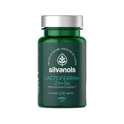 Silvanols Lactoferrin+ZN+Se kapsulas N60