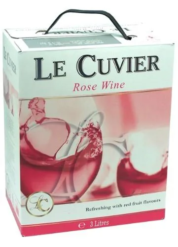 Розовое вино Le Cuvier, сухое, в bag-in-box, 10%, 3 л