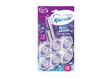 TUALETES BLOKS KOLORADO ROLL AROMA LAVENDER 2X51G