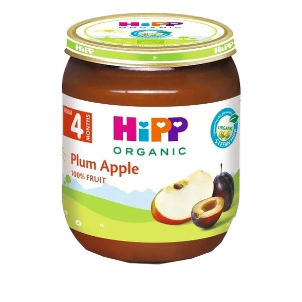 Hipp plūmes, āboli (4 m+) biezenis, 125 g