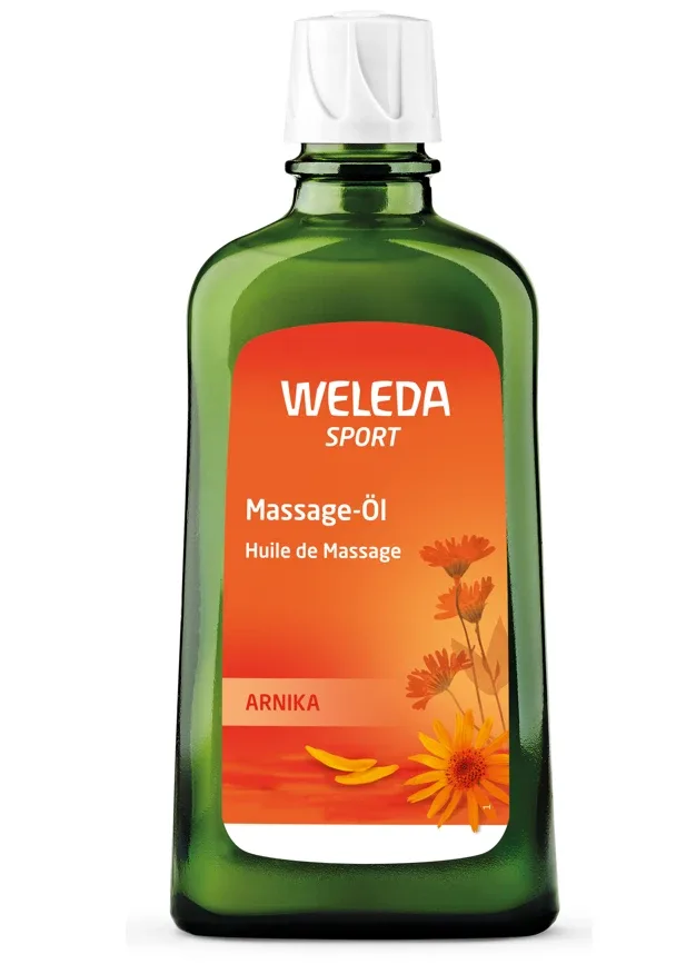 Weleda Sport Arnika sildoša ķermeņa masāžas eļļa, 200 ml