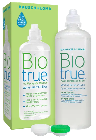 Biotrue šķīdums kontaktlēcām, 300 ml