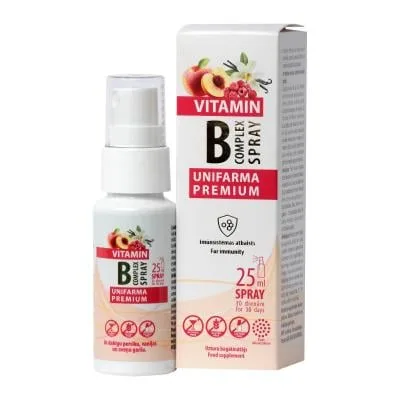 Unifarma Premium B Vit. complex izsmidzināms šķidrums 25 ml