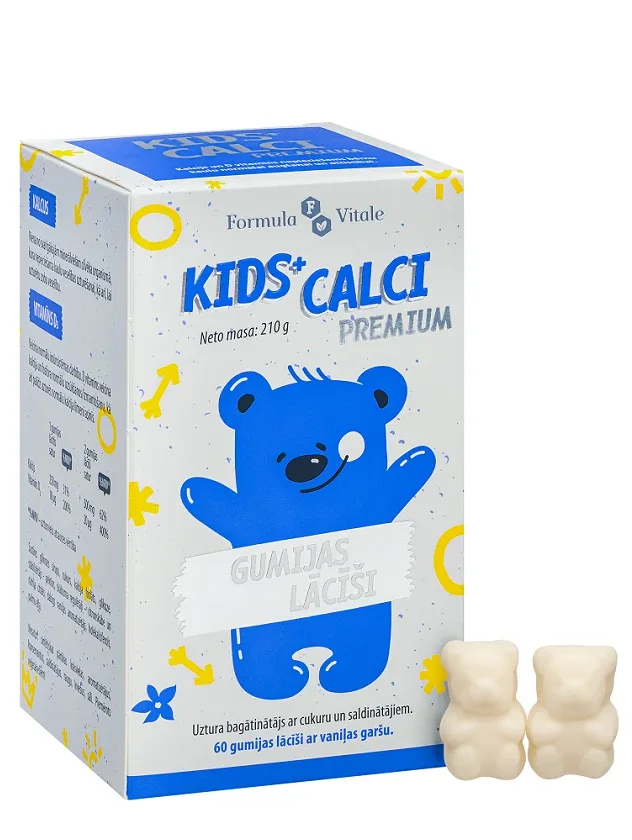 Formula Vitale Kids+ Calci Premium, 60 pastilas
