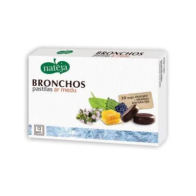 Natēja Bronchos ar medu, pastilas N12