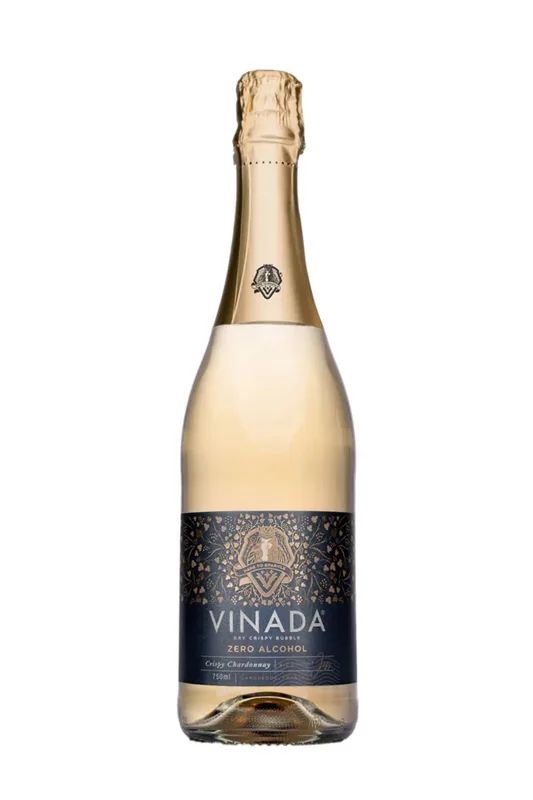 BEZALKOHOLISKS DZIRKSTOŠAIS BALTVĪNS VINADA CRISPY CHARDONNAY, 0.75L (DEP)