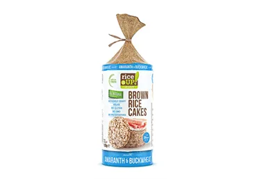 GALETES RICE UP BRŪNO RĪSU AR GRIĶIEM 120G