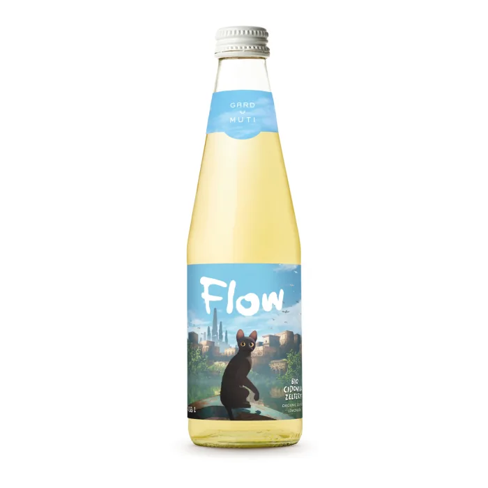 BEZALKOHOLISKAIS DZĒRIENS GARDU MUTI CIDONIJU ZELTERIS FLOW BIO 0,33L