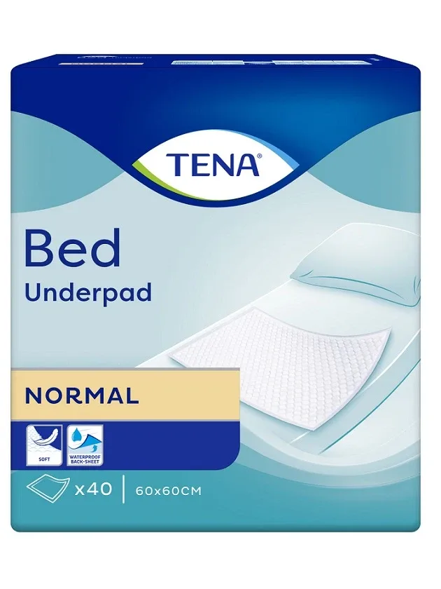 Tena Bed Normal paladziņi 60 x 60 cm, 40 gb.