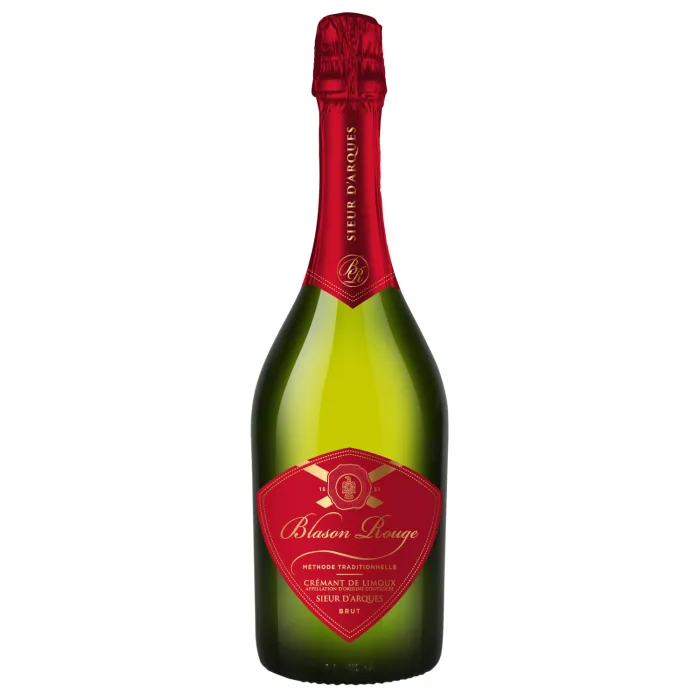DZIRKSTOŠAIS VĪNS BLASON ROUGE CREMANT DE LIMOUX 12,5% 0,75L