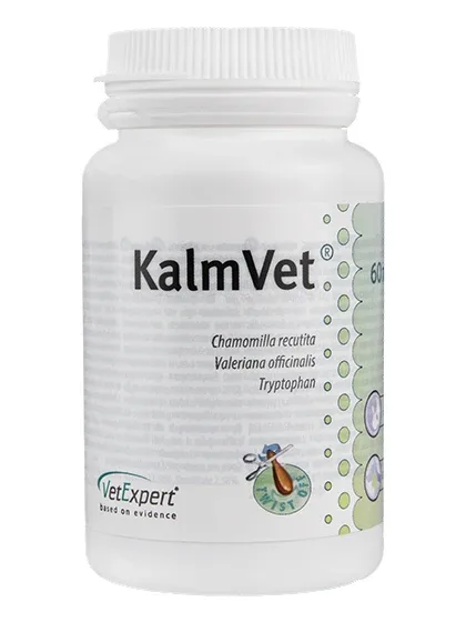 Vetexpert Kalmvet Stresa mazināšanai kaķiem un suņiem, 60 tabletes