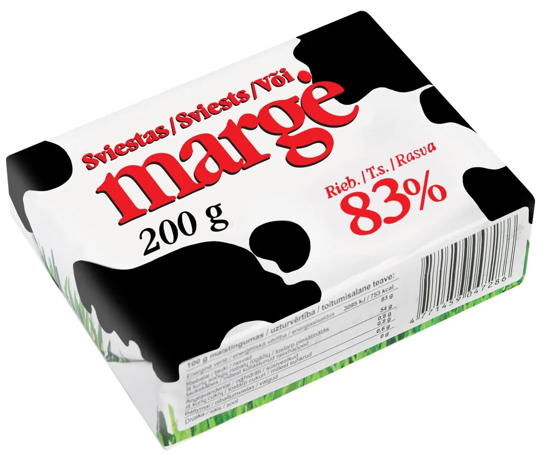 SVIESTS MARGE, 83%, 200 G