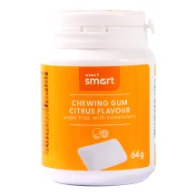 KOŠĻĀJAMĀ GUMIJA RIMI SMART AR CITRUSAUGĻU GARŠU, AR SALDINĀTĀJIEM 64G