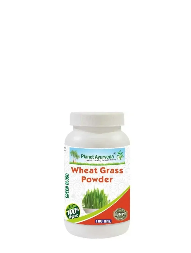 Planet Ayurveda® kviešu asnu pulveris, 100 g