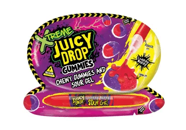 KOŠĻĀJAMĀS KONFEKTES BAZOOKA JUICY DROP EXTREME 57G