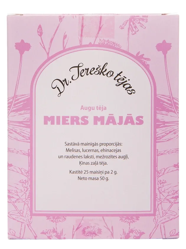 Dr.Tereško augu tēja miers mājās, 45 g