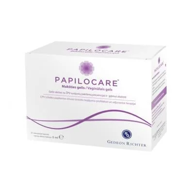 Papilocare vagināls gels 5 ml N21
