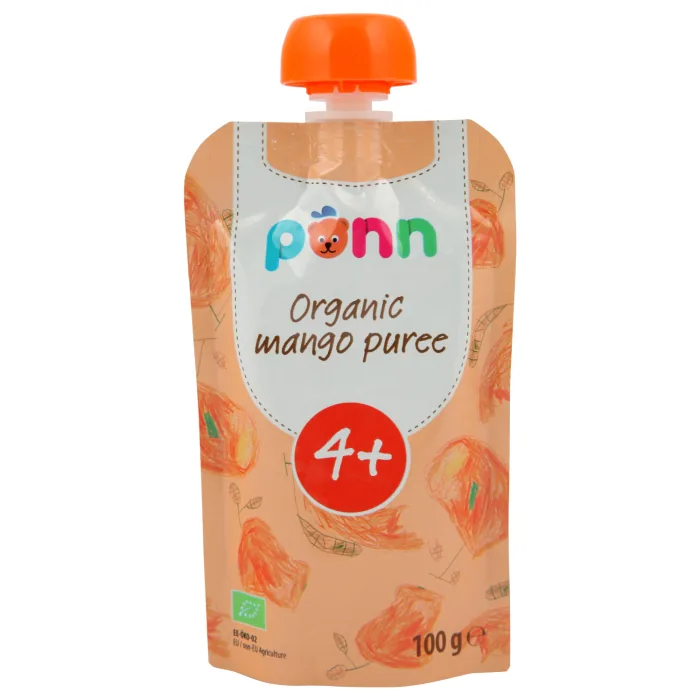BIEZENIS PONN MANGO BIO NO 4 MĒNEŠIEM 100G