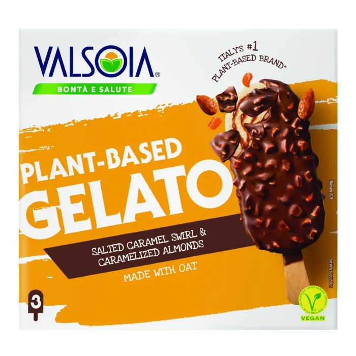 SALDĒJUMS VALSOIA AR SĀLĪTO KARAMELI UN KRAUKŠĶĪGIEM KARAMELIZĒTIEM RIEKSTIEM, VEGĀNISKS 240G/330ML
