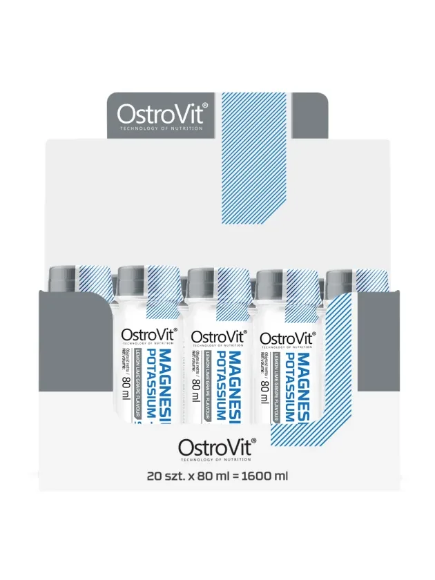 Ostrovit Magnesium Potassium + B6 Shot ampulas 80 ml, 20 gb.