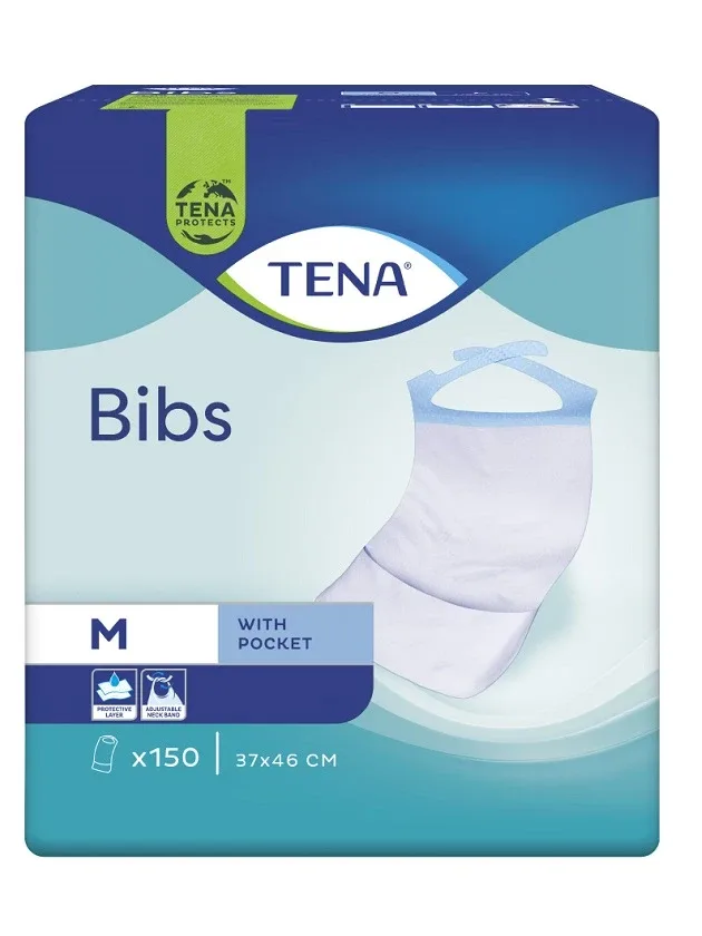 Tena Bibs priekšautiņi barošanai, S/M, 37 x 48 cm, 150 gb.