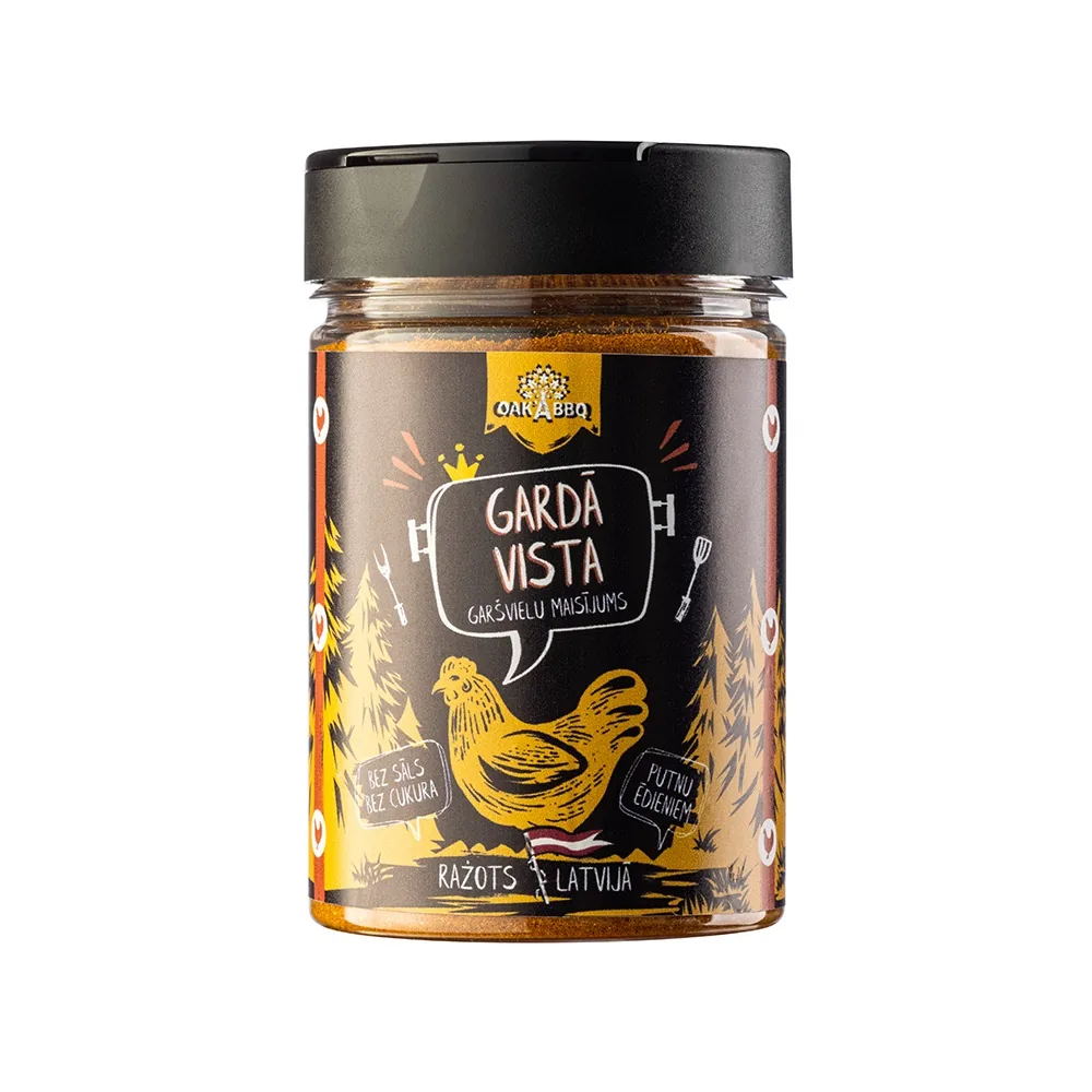 GARŠVIELU MAISĪJUMS OAK'A BBQ GARDĀ VISTA, 230G