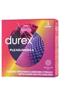 DUREX PLEASUREMAX PREZERVATĪVI, 3GAB.