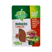 VEGĀNU BURGERI V-EGO AR JĒRA GARŠU, SALDĒTI 200G