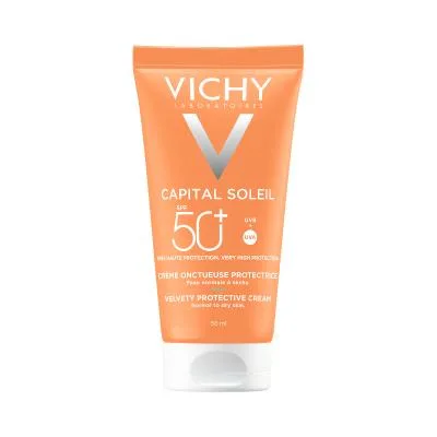 Vichy Capital Soleil Velvety SPF50+ sejas saules aizsargkrēms 50 ml