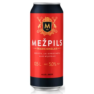 D ALUS MEŽPILS TRADICIONĀLAIS 5% 0.5L CAN