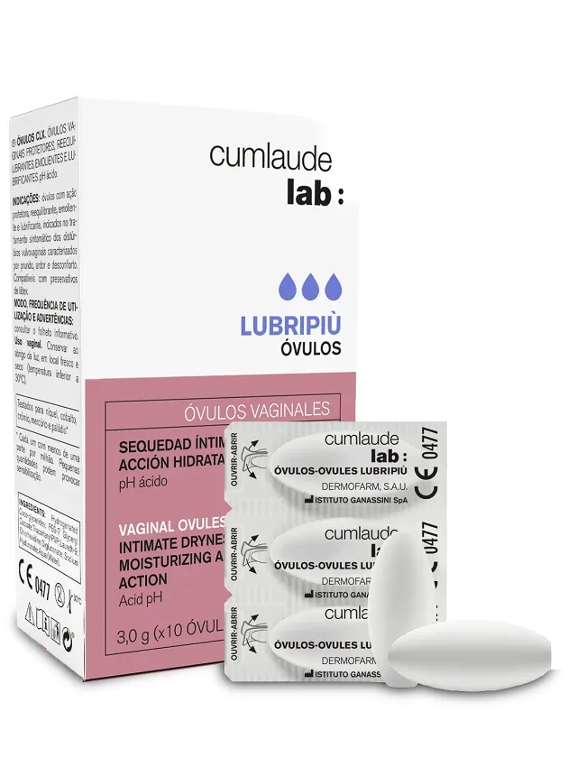 Cumlaude lubripiu vaginālās ovulas, 10 x 3 g