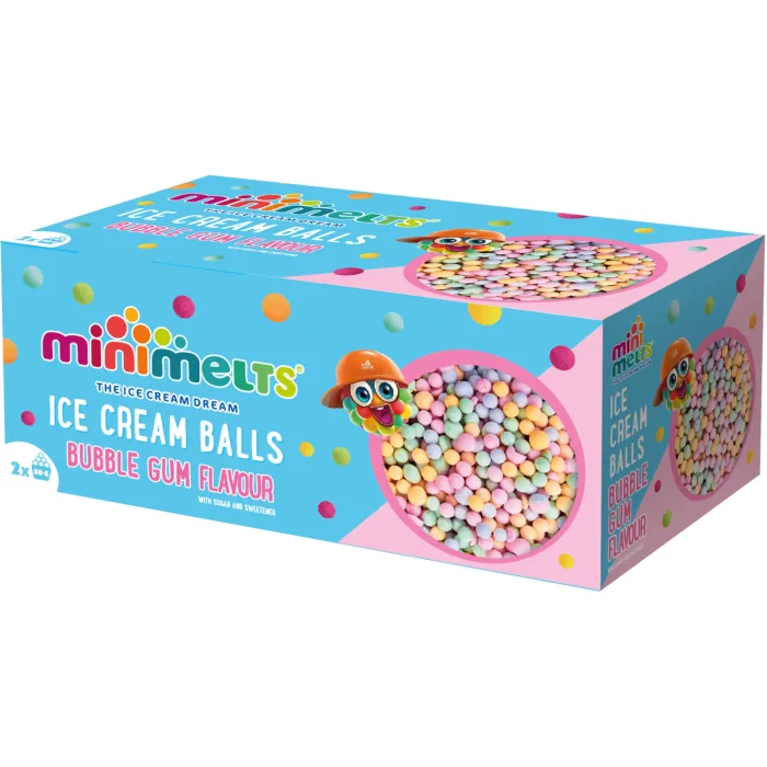 SALDĒJUMS SLOW MELTS BUBBLE GUM, AR SALDINĀTĀJU 150ML/100G