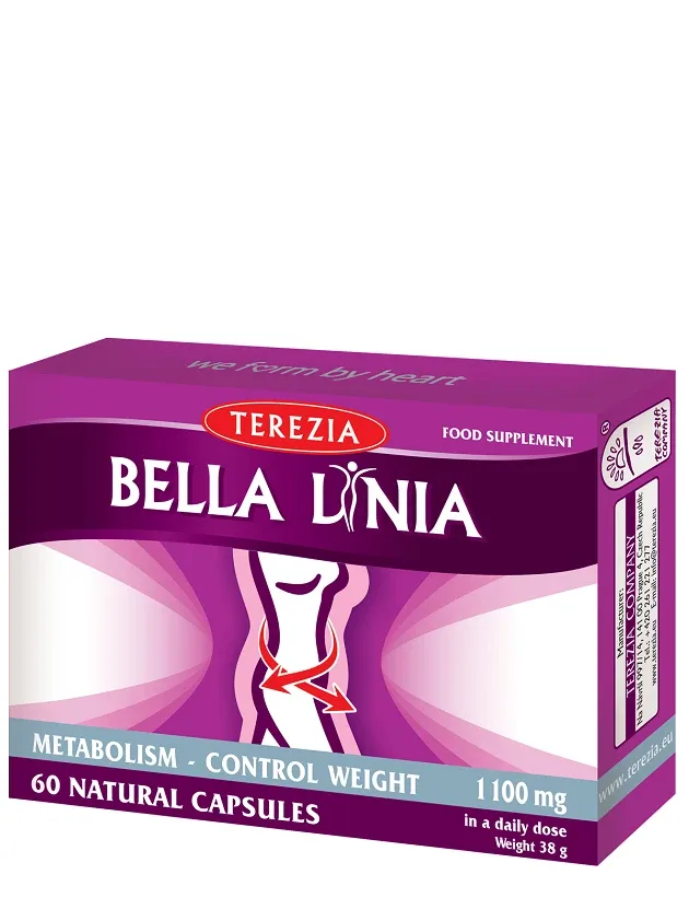 Terezia Bella Linia ar čagu, guarānu un paragvajas ileksu, 60 kapsulas
