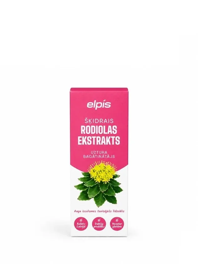 Elpis šķidrais rodiolas ekstrakts, 100 ml