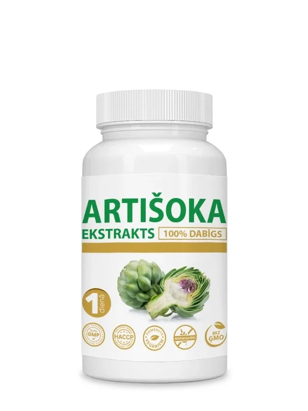 Artišoka ekstrakts kapsulas, 30 gb.