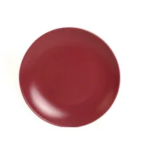 DESERTA ŠĶĪVIS KERAMIKA 21CM SARKANS