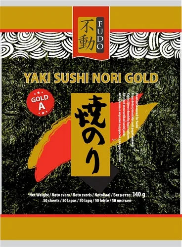 Suši lapas fudo gold, 50 gab, 140 g
