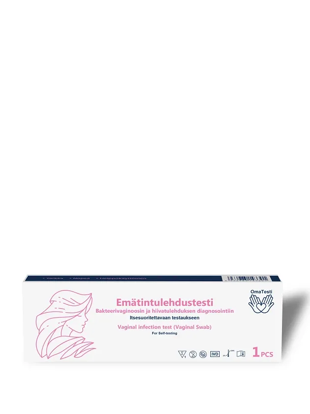 Omatesti ātrais testu vaginālā PH līmeņa noteikšanai (uztriepes tests), 1 gb.