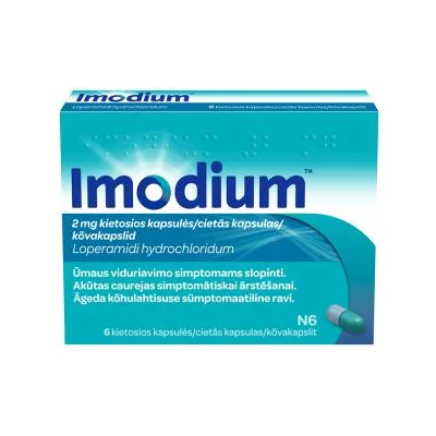 Imodium 2 mg cietās kapsulas N6