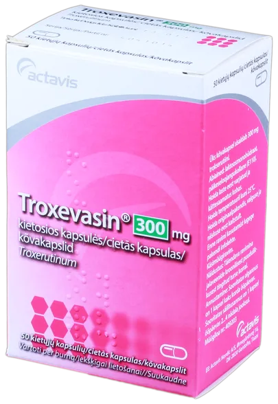Troxevasin 300 mg kapsulas, 50 gab.