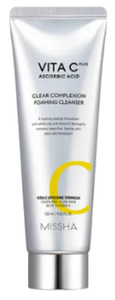 Missha Vita C Plus clear complexion attīrošas putas, 120 ml
